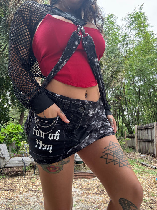 Do Not Pet mini skirt