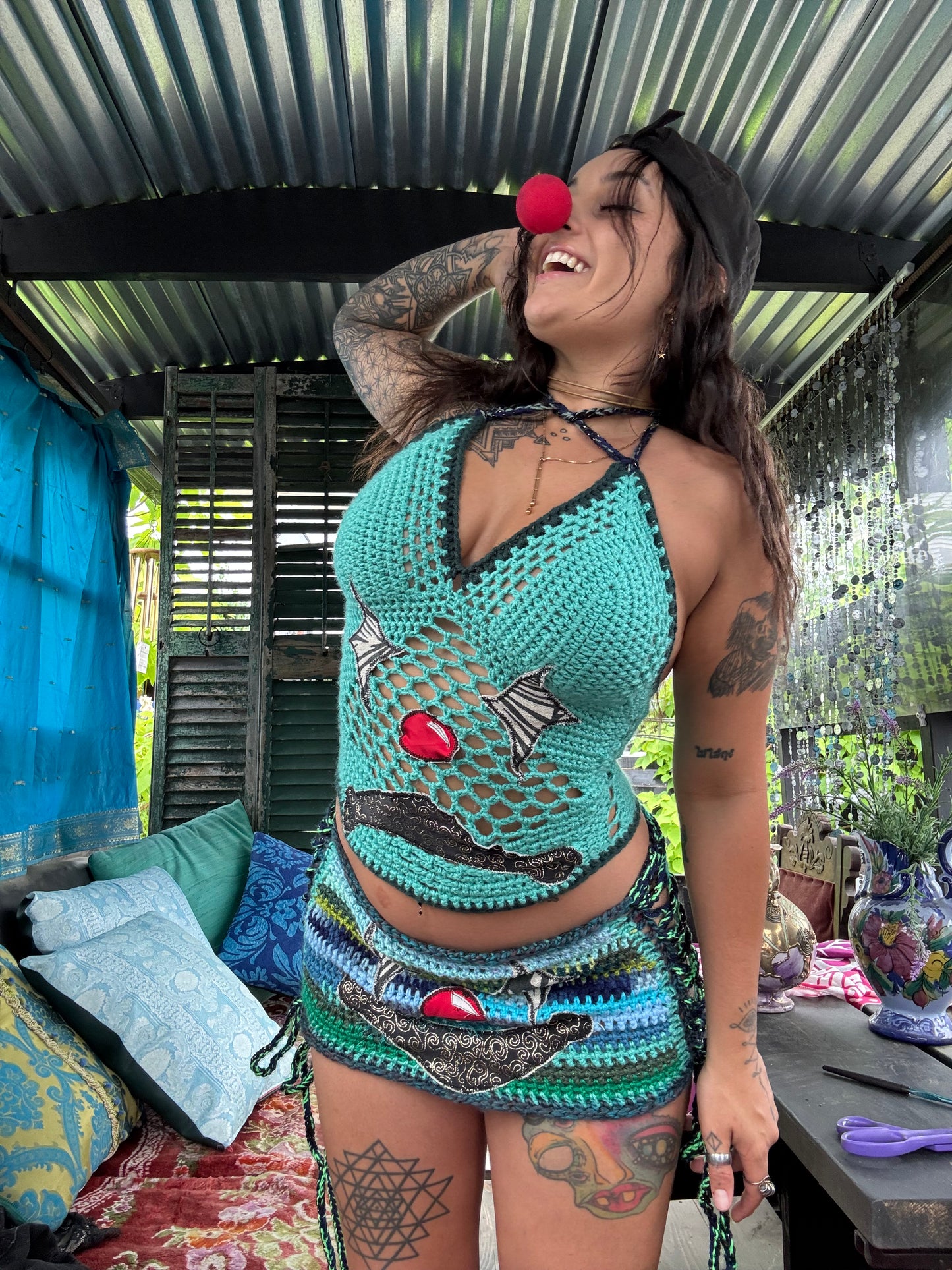 Crochet CLoWn ToP