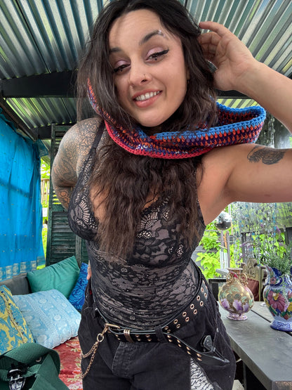 Rainbow Dart Frog Hood