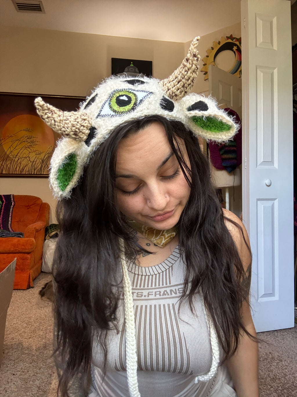 3rd eye Cow Headband