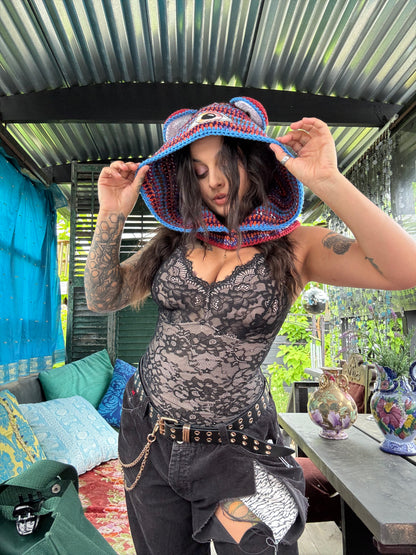 Rainbow Dart Frog Hood