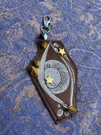 AstroBRAT Eye printed keychain
