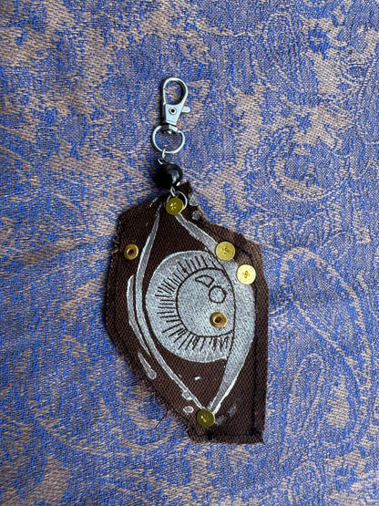 AstroBRAT Eye printed keychain