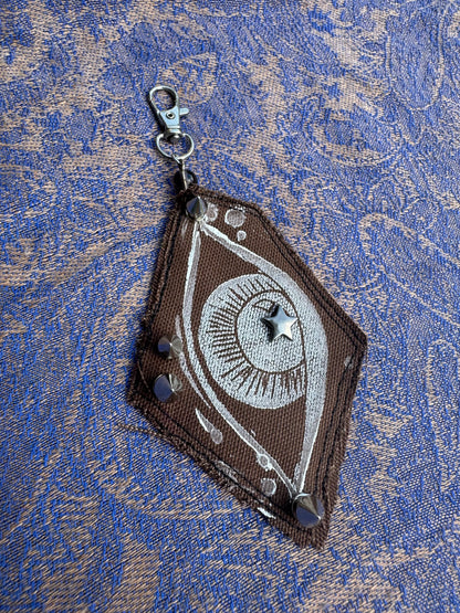 AstroBRAT Eye printed keychain