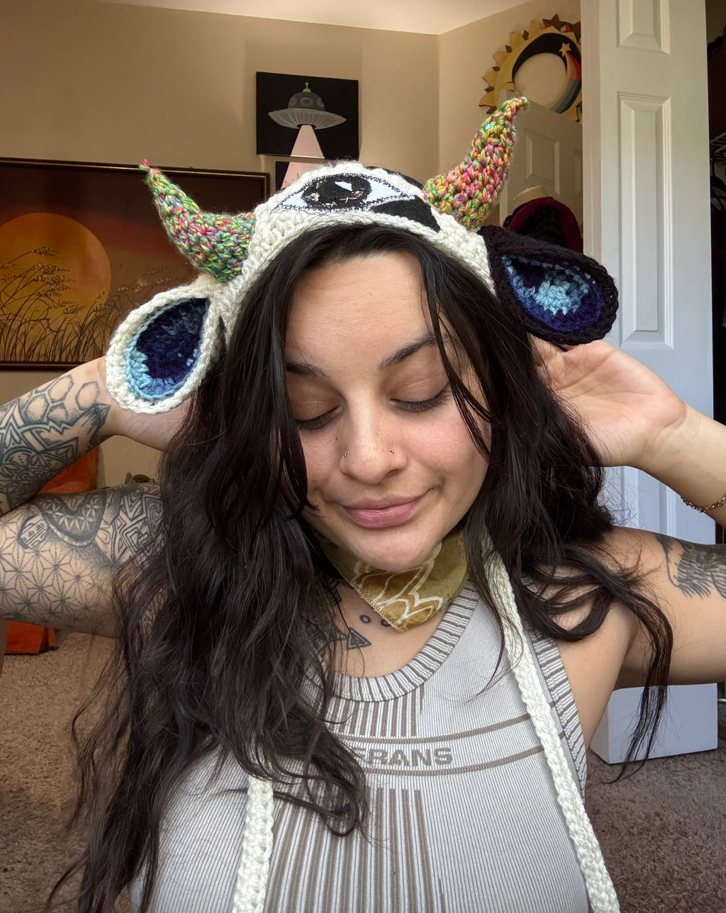 3rd eye Cow Headband