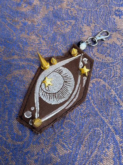 AstroBRAT Eye printed keychain