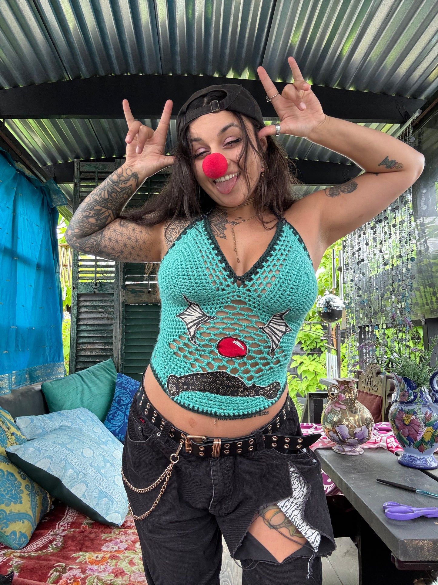 Crochet CLoWn ToP