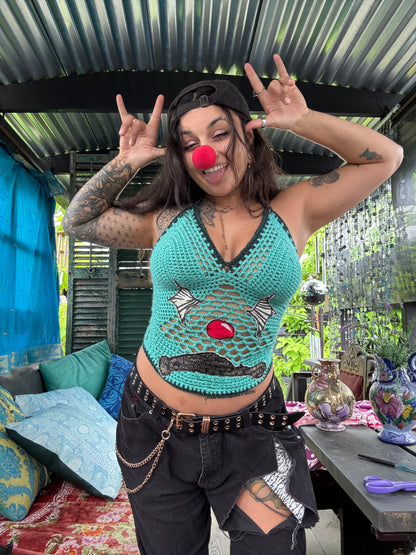 Crochet CLoWn ToP