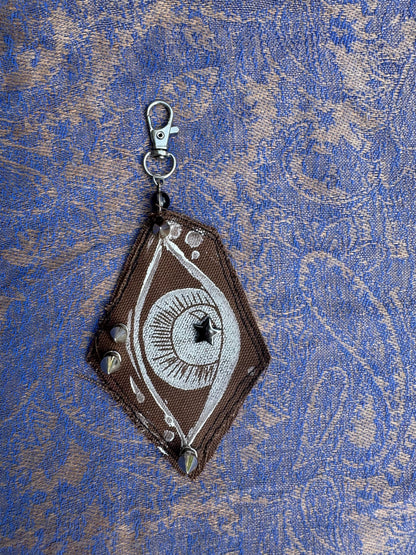 AstroBRAT Eye printed keychain