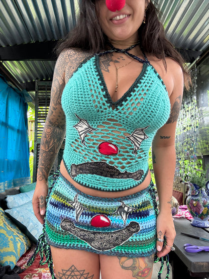 Crochet clown SKIRT