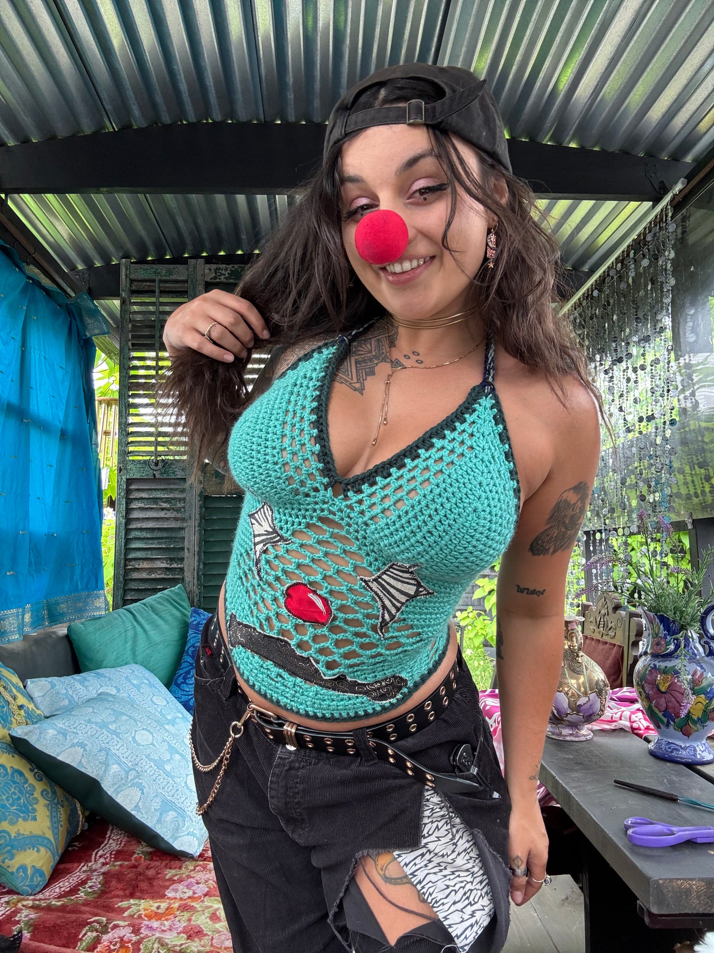 Crochet CLoWn ToP