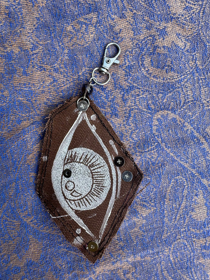 AstroBRAT Eye printed keychain