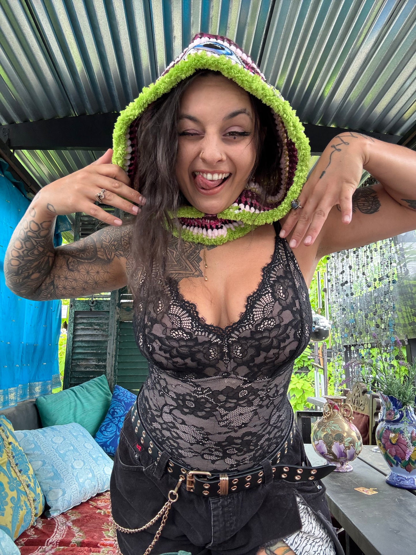 Orchid hood
