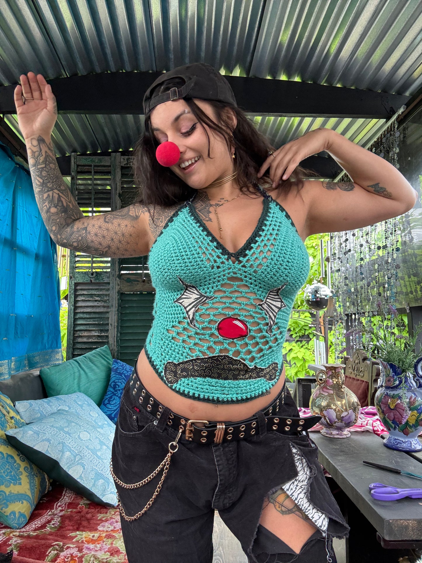 Crochet CLoWn ToP